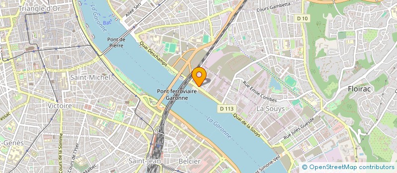 localisation de l'entreprise QUEYRIES BOIS à BORDEAUX