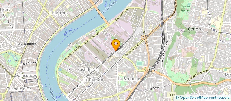 localisation de l'entreprise QUEYRIES DEVELOPPEMENT à BORDEAUX