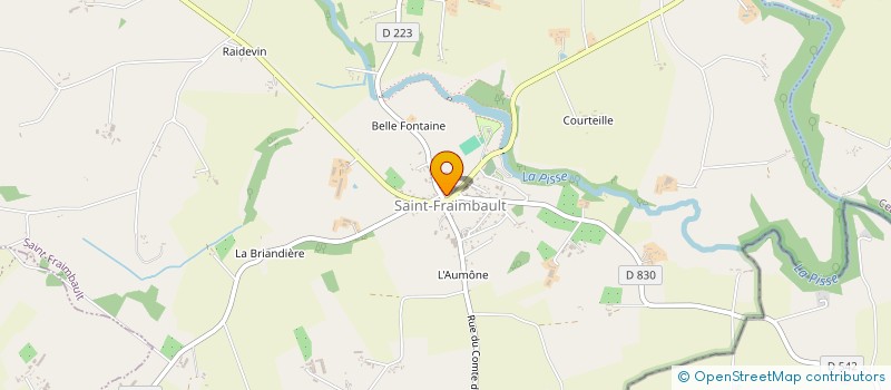localisation de l'entreprise QUEZACO à SAINT-FRAIMBAULT