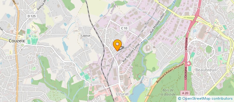 localisation de l'entreprise QUEZALIM à LIMOGES