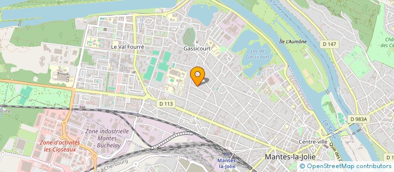 localisation de l'entreprise QUI CHERCHE TROUVE COMPAGNIE  MANTES-LA-JOLIE