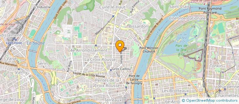 localisation de l'entreprise QUI D AILLEURS à LYON