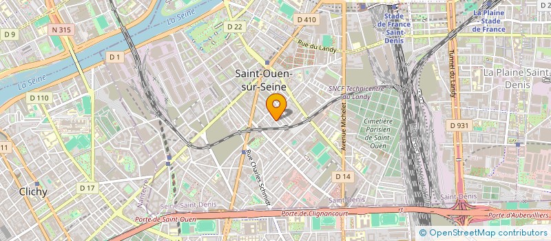 localisation de l'entreprise QUI DIRA LIRA à SAINT-OUEN-SUR-SEINE