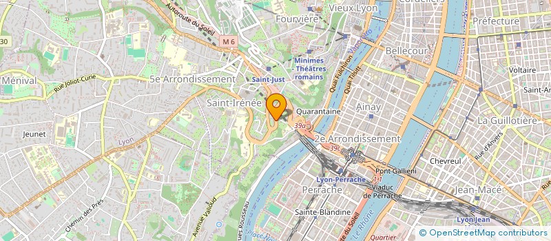 localisation de l'entreprise QUI EST VERT à LYON 5EME
