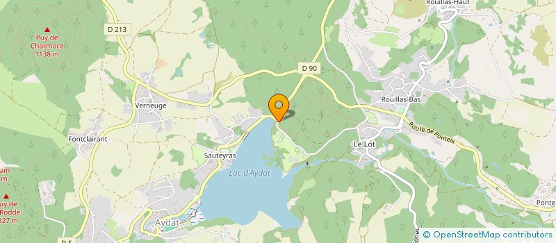 localisation de l'entreprise QUI L'EUT CRU  AYDAT