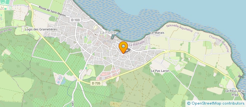 localisation de l'entreprise QUI OU QUOI  LA FLOTTE