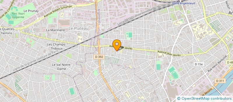 localisation de l'entreprise QUI S'Y FROTTE S'Y PIX  ARGENTEUIL