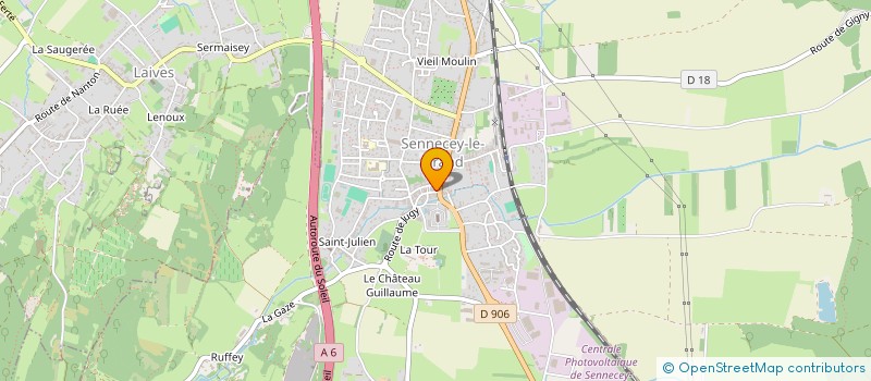 localisation de l'entreprise QUI VA BENE  SENNECEY-LE-GRAND