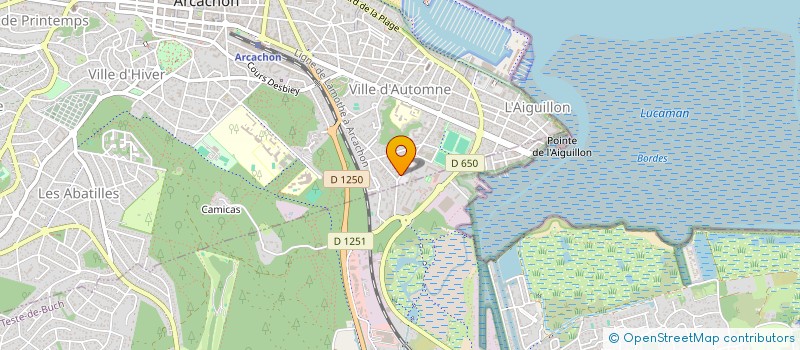 localisation de l'entreprise QUI VEUT NAVIGUER AVEC NOUS  ARCACHON