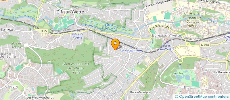 localisation de l'entreprise QUIA & CO  BURES-SUR-YVETTE