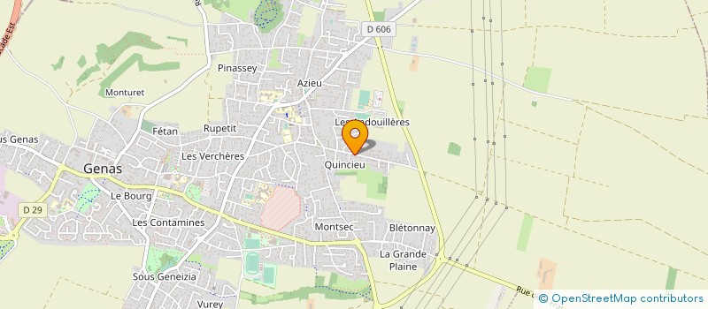 localisation de l'entreprise QUIAKARA à GENAS