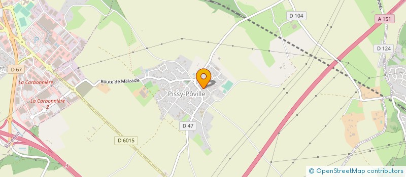 localisation de l'entreprise QUIBEL FILS à PISSY-POVILLE