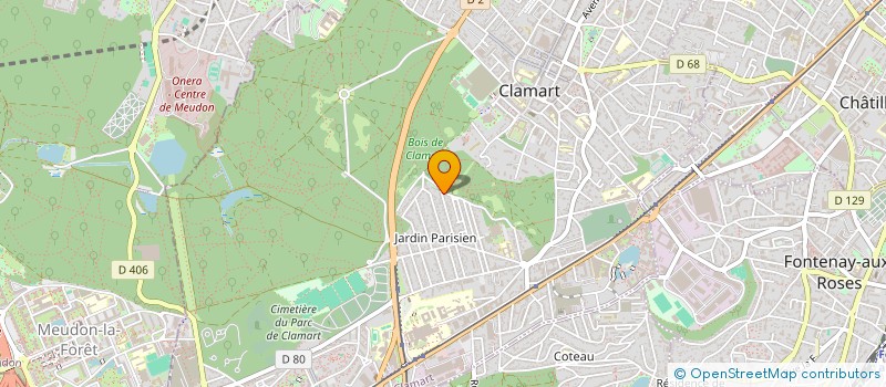 localisation de l'entreprise QUIBERKITE à CLAMART