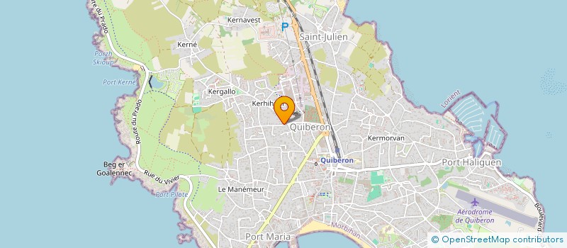 localisation de l'entreprise QUIBERON ASSOCIATION PRESQU'ILE EVENEMENTS (QAPE)  QUIBERON