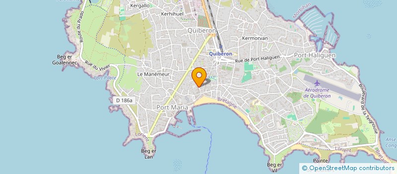 localisation de l'entreprise QUIBERON TRANSPORTS SARL à QUIBERON