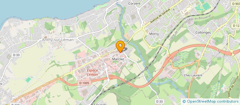 localisation de l'entreprise QUIBIMMO à THONON-LES-BAINS