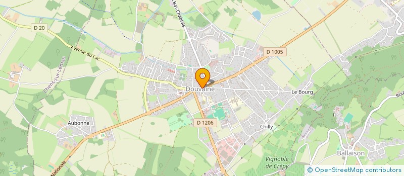 localisation de l'entreprise QUIBLIER PIERRE QUIBLIER CATHERINE  DOUVAINE