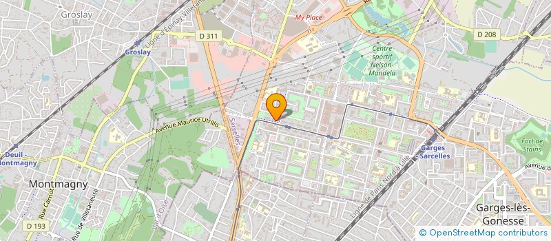 localisation de l'entreprise QUIBOSS à SARCELLES