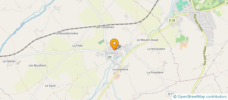 localisation de l'entreprise QUIBOU'GE  QUIBOU