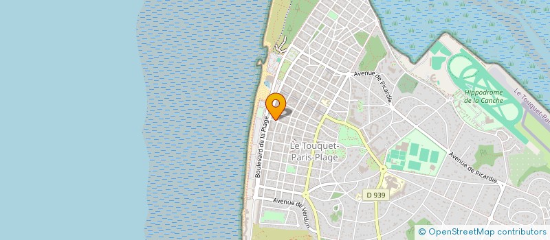 localisation de l'entreprise QUIBUS à LE TOUQUET-PARIS-PLAGE