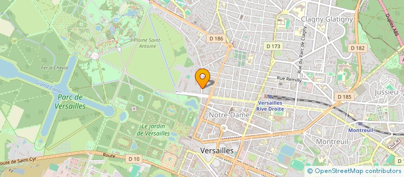 localisation de l'entreprise QUICHERAT CONSEIL  VERSAILLES