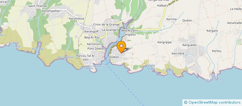 localisation de l'entreprise QUICK AGENCY  MOELAN-SUR-MER