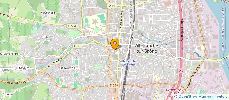 localisation de l'entreprise QUICK ALL  VILLEFRANCHE-SUR-SAONE
