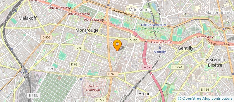 localisation de l'entreprise QUICK AUTOMOBILES  MONTROUGE