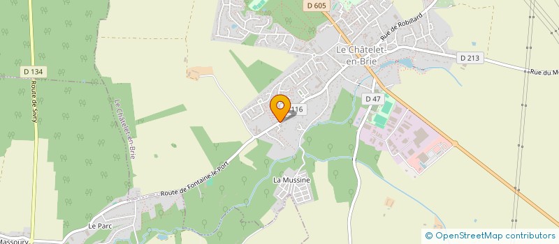 localisation de l'entreprise QUICK CARGO INTER  LE CHATELET-EN-BRIE