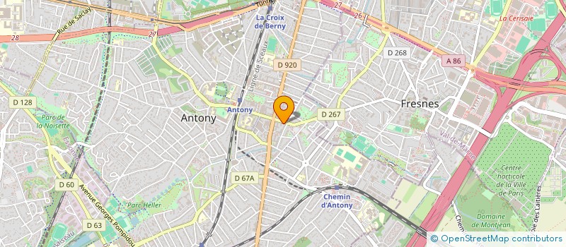 localisation de l'entreprise QUICK EVASION BEAUTE à ANTONY
