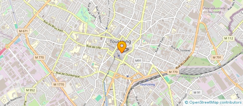 localisation de l'entreprise QUICK EXTRA FR  TOURCOING