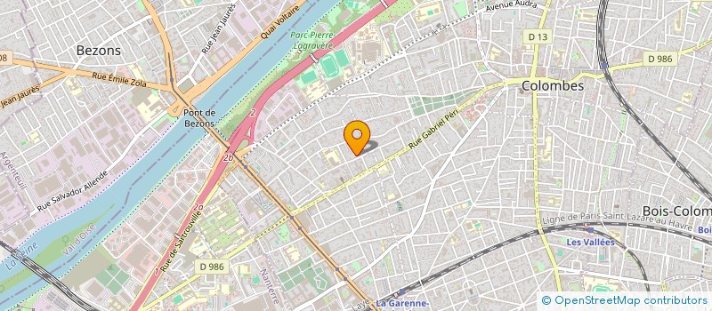 localisation de l'entreprise QUICK GRILL à COLOMBES