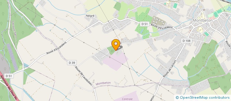 localisation de l'entreprise QUICK-INFO-SERVICES  MONTBETON