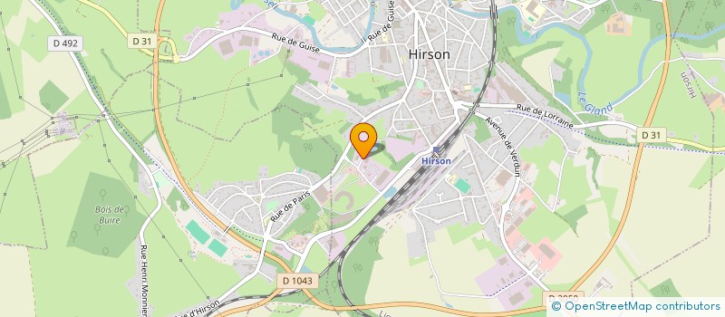 localisation de l'entreprise QUICK MULTI SERVICES à HIRSON