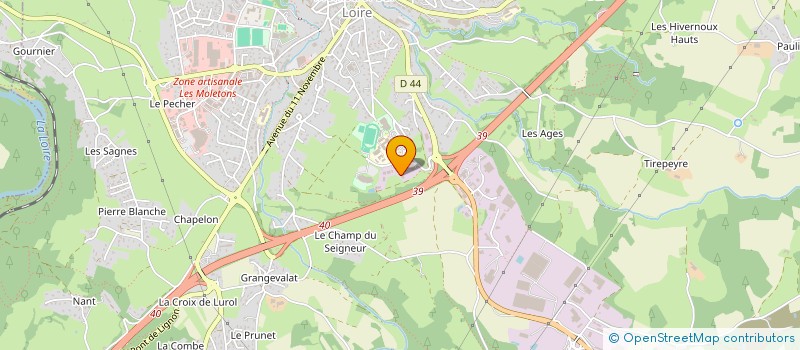 localisation de l'entreprise QUICK-OFF  MONISTROL-SUR-LOIRE