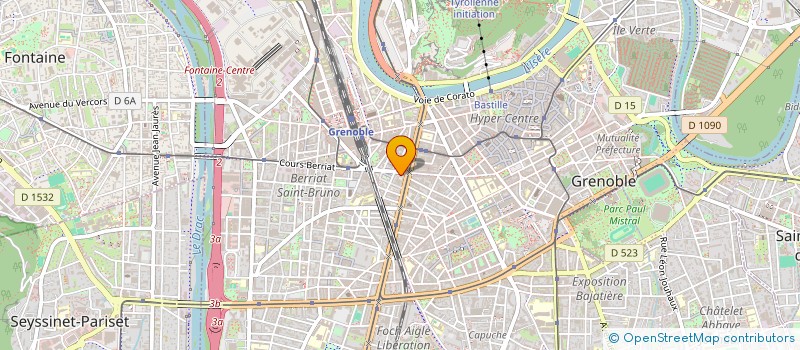 localisation de l'entreprise QUICK PRESSING à GRENOBLE