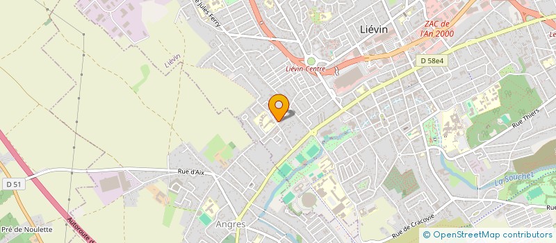 localisation de l'entreprise QUICK SERVICE NAFIA à LIEVIN