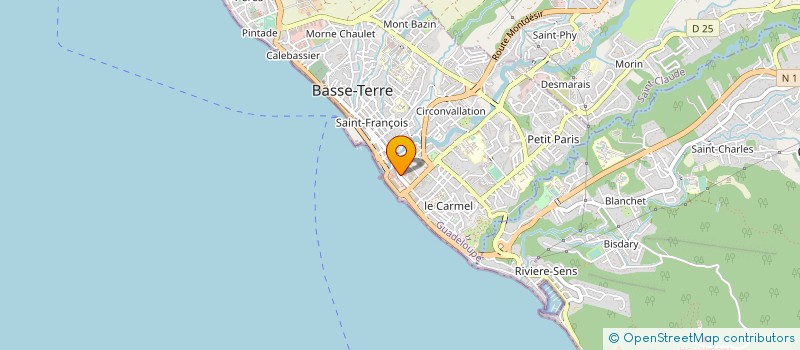 localisation de l'entreprise QUICK SERVICES 971 à BASSE-TERRE