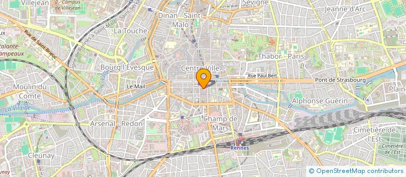 localisation de l'entreprise QUICK SHOP  RENNES