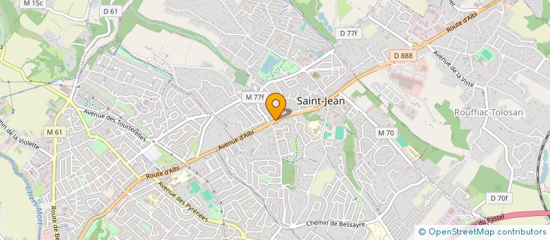 localisation de l'entreprise QUICK & TASTY à SAINT-JEAN