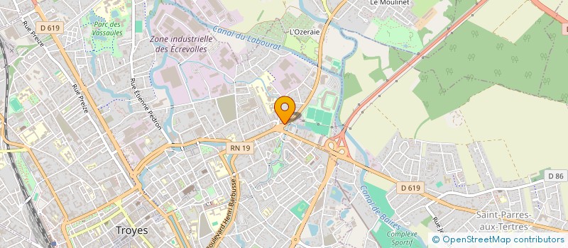 localisation de l'entreprise QUICK TROYES DRIVE à TROYES