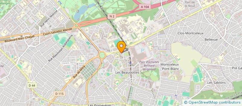 localisation de l'entreprise QUICKAUTO à SEVRAN