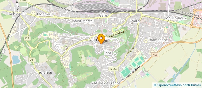 localisation de l'entreprise QUICKEBAB à LAON
