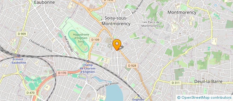 localisation de l'entreprise QUICKIE à SOISY-SOUS-MONTMORENCY