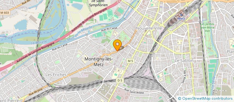 localisation de l'entreprise QUICKLY à MONTIGNY-LES-METZ