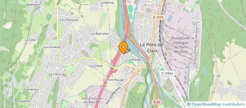 localisation de l'entreprise QUICKPARTITIONS à CLAIX