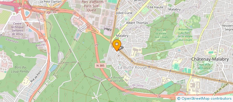 localisation de l'entreprise QUICKPERMIS SAS à CHATENAY-MALABRY