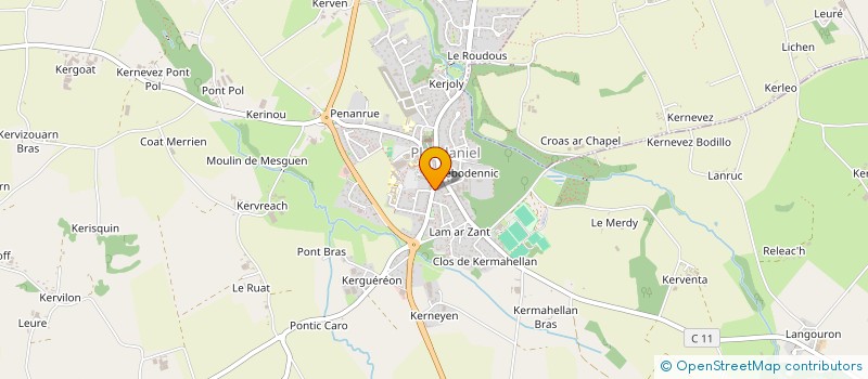 localisation de l'entreprise QUICKTIME  PLOUDANIEL