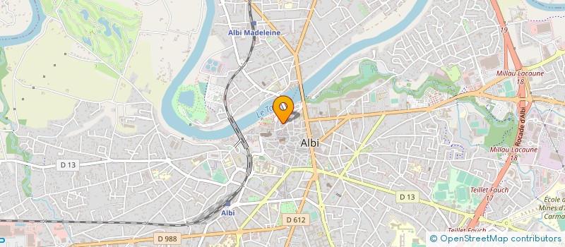 localisation de l'entreprise QUICOM PRES à ALBI