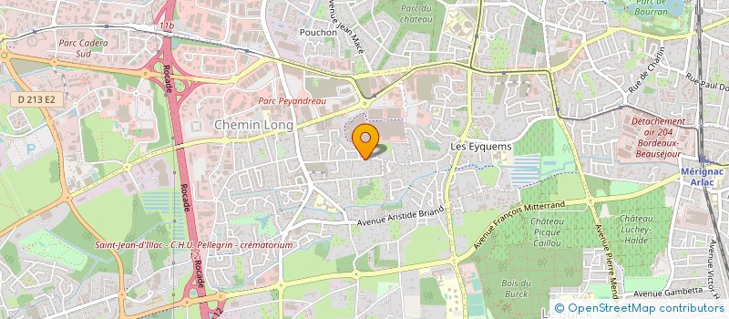 localisation de l'entreprise QUID  MERIGNAC